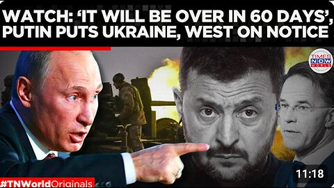 WATCH: Putin BLASTS Zelensky & NATO – ‘They Want War, Not Peace!’ | Times Now World