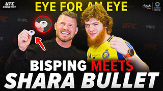 BISPING meets SHARA BULLET - 'One Eye Brothers!' | UFC Saudi Arabia (INTERVIEW)