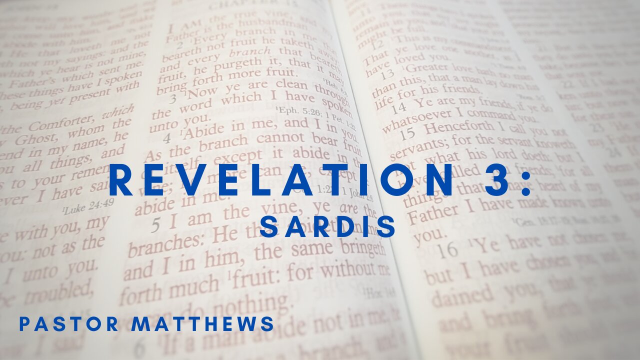 Revelation 3: Sardis | Abiding Word Baptist