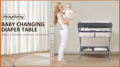 This Made Babysitting A Breeze! Maydolly Portable Baby Changing Table #infant #momtobe #babyproducts