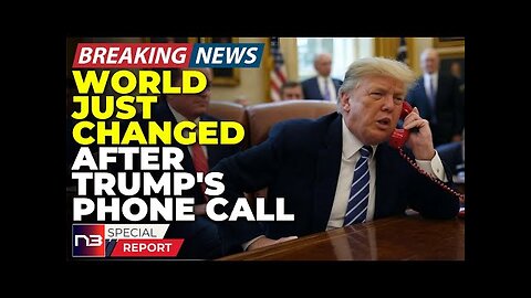 🚨BREAKING: Nobody Could Believe What Happened After Trump Made This One Phone Call Today