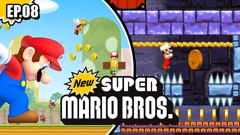 New Super Mario Bros. Ep.[08] - Subindo bem alto!