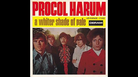 A Whiter Shade of Pale (Procol Harum) 1967 with lyric