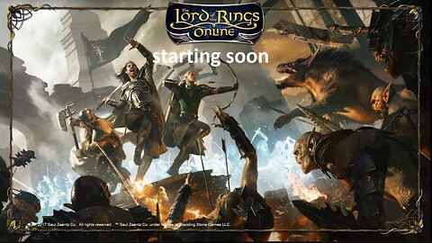 Lord of the Rings Online @LOTRO Game Play @rumblevideo 01.27.2025 Broadcast 🎥🎬