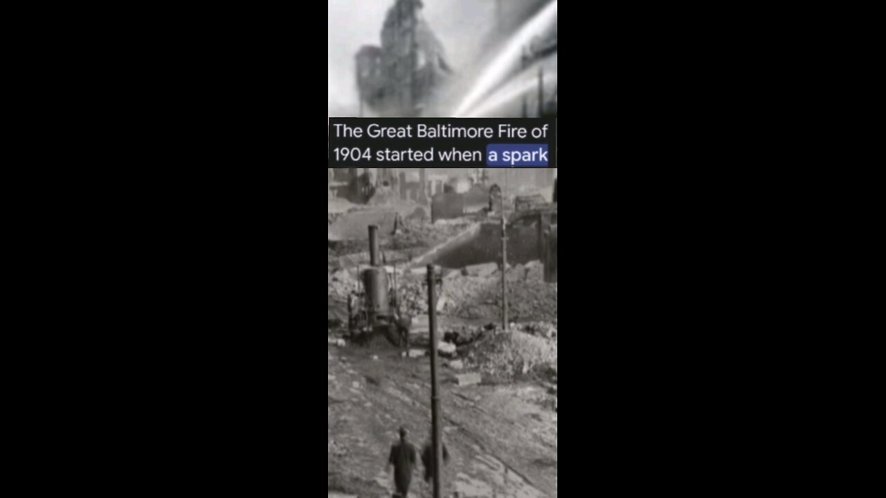 Baltimore Great fire Pictures