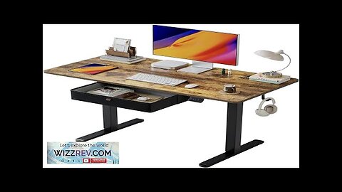 BANTI Electric Standing Desk with Drawer Adjustable Height Sit Stand Up Desk Review