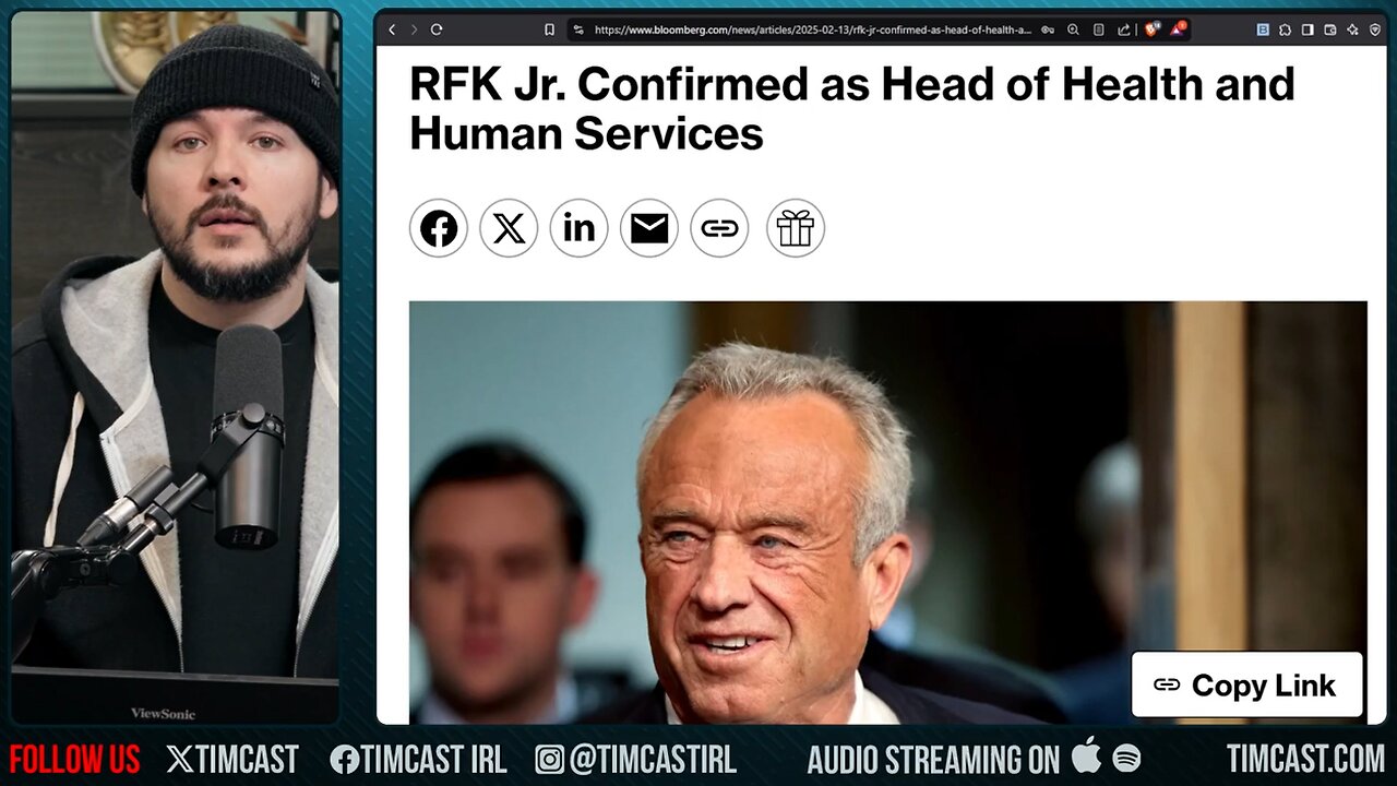 RFK JR CONFIRMED, Senate Confirms RFK As HHS Secretary In MASSIVE Win For Trump & MAHA