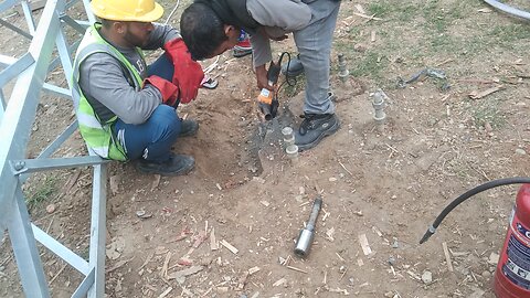 cutting of anchor bolt and repairing of anchor bolt