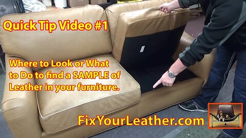 Quick Tip Video #1 How to find a Sample of Leather