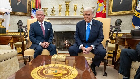 President Trump Hosts a Bilateral Meeting with the King of Jordan and the Crown Prince of Jordan