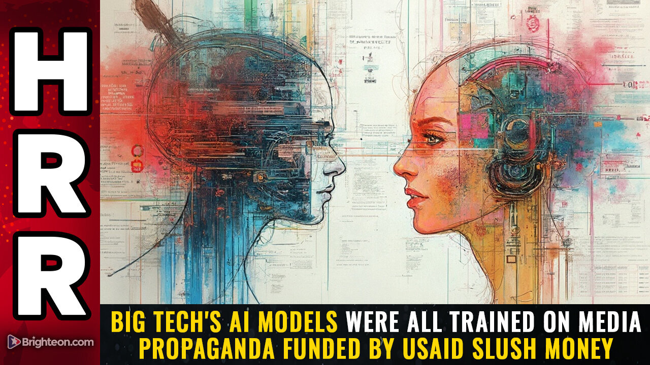 Big Tech's AI models were all trained on media propaganda funded by USAID slush money