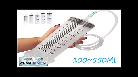 Multifunction 100ml-550ml Syringe Large Capacity With 100cm Hose Pump Measuring Washable Review