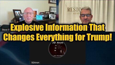 SG Anon, Johnny Enlow & Steve Shultz: Explosive Information That Changes Everything for Trump!