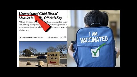 FAKE OUTBREAK WARNING! FIRST MEASLES DEATH IN A DECADE OCCURS "AS A RESULT OF AN UNV-A-X-ED CHILD!"