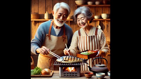 Japanese grandparents Cooking Compilation