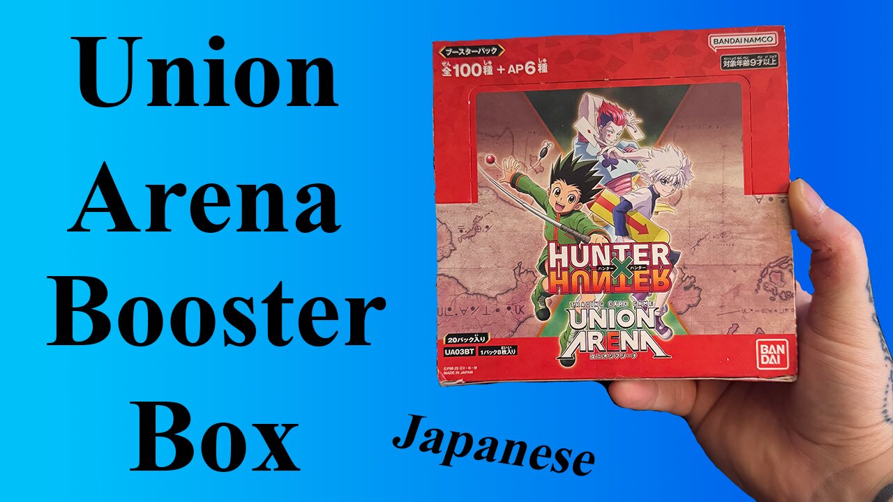 Hunter x Hunter Japanese Booster Box Opening