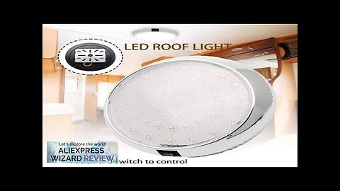 12V 46 LED Car Interior Reading Roof Light Round Ceiling Dome Lamp Review