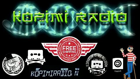 #kopimiradio 01 26 25 @mazanga @RealDJJoker Live Sunday 1900 GMT #kopimi