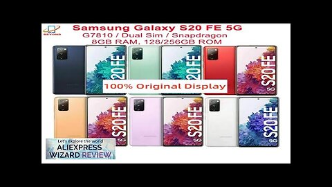 Samsung Galaxy S20 FE 5G G7810 Dual Sim S20FE 6.5" RAM 8GB Review