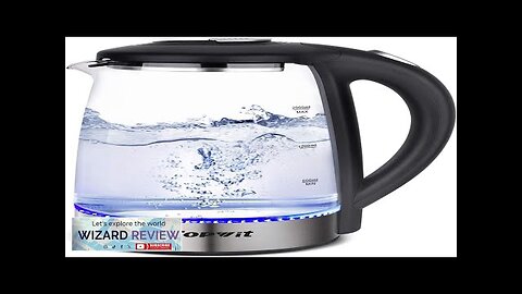 TOPWIT Electric Kettle Glass Hot Water Kettle 2.0L Water Warmer BPA-Free Stainless Review