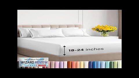 Extra Deep Queen Sheet Set 6 Piece Breathable & Cooling Sheets Review