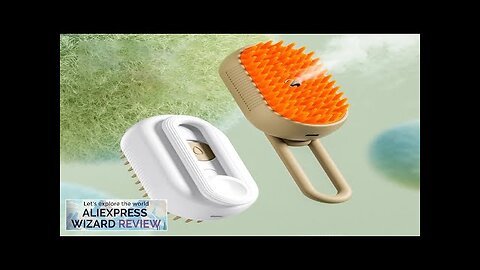 A spray pet cat hair removal massage comb cat dog comb grooming Review