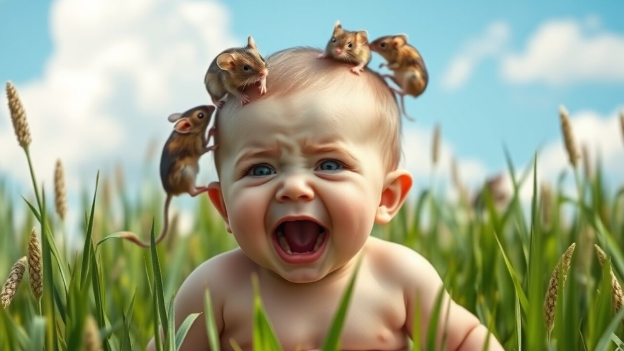 When Mice Attack: Baby's Comical Reaction Goes Viral!