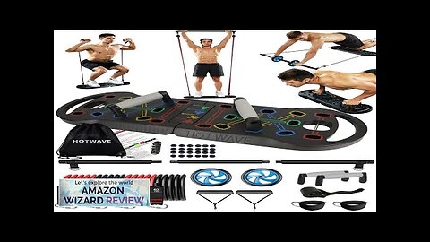 HOTWAVE Portable Exercise Equipment with 16 Gym Accessories.20 in 1 Push Review