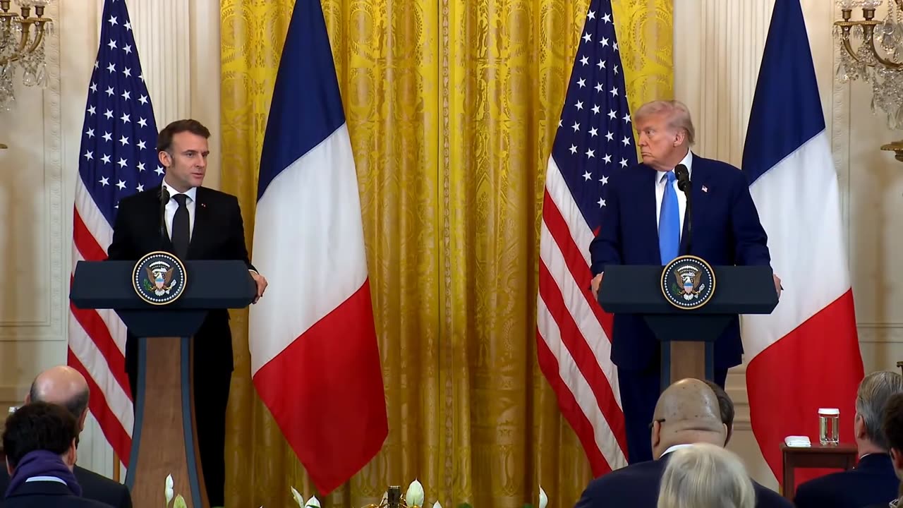 Trump & Macron: A Historic Press Conference on Global Affairs