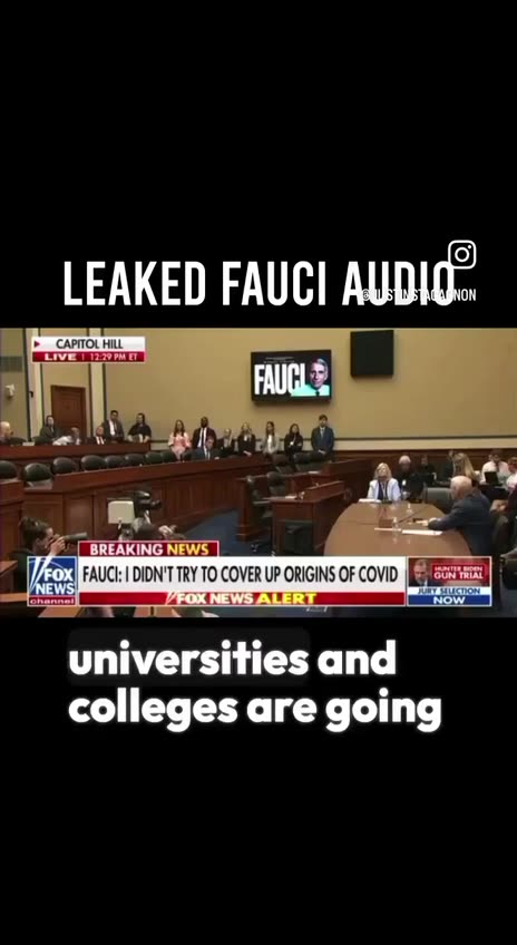 Leaked Fauci Audio