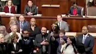 Democrats Erupt In Protest Song On The House Floor Following The Censure Of Rep. Al Green