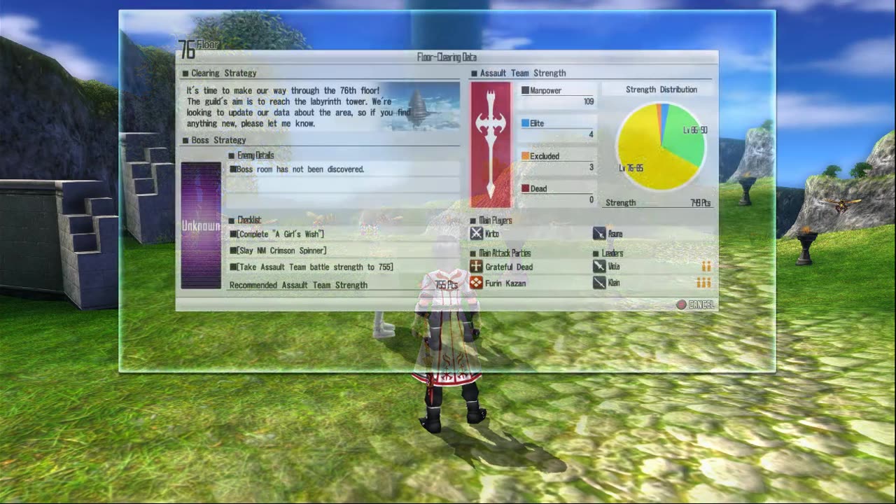 ZDC SAO RE HF ソードアート・オンライン -ホロウ・フラグメント- PC NG+ Part 003 Forgotten Pre New Game Plus Loose Ends Leveling other 5 Assault Members Fav Sword Skills and Getting Their Arcana SS Start with Cocoa Extra Dialogues
