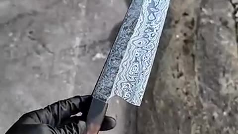 Making of Damascus Chef Hand Forged Knife