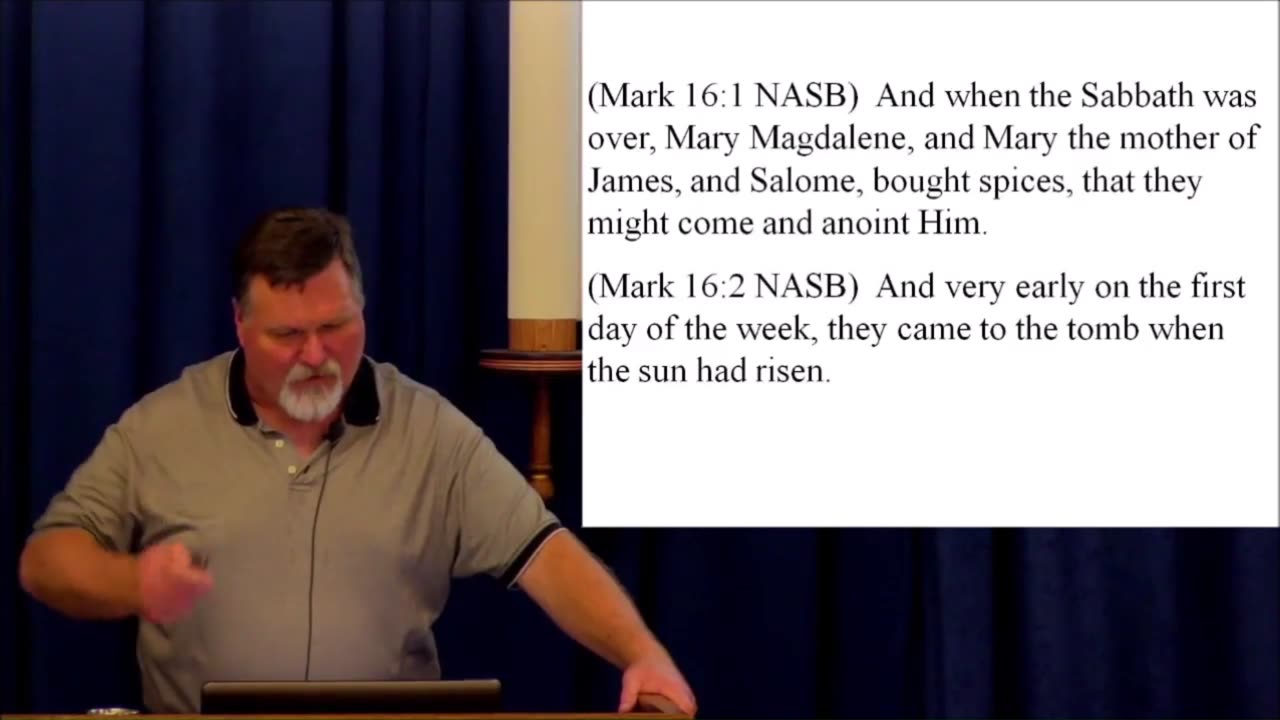 Mark 15 & 16 – Why did Messiah refuse the wine mixes with myrrh? 2017