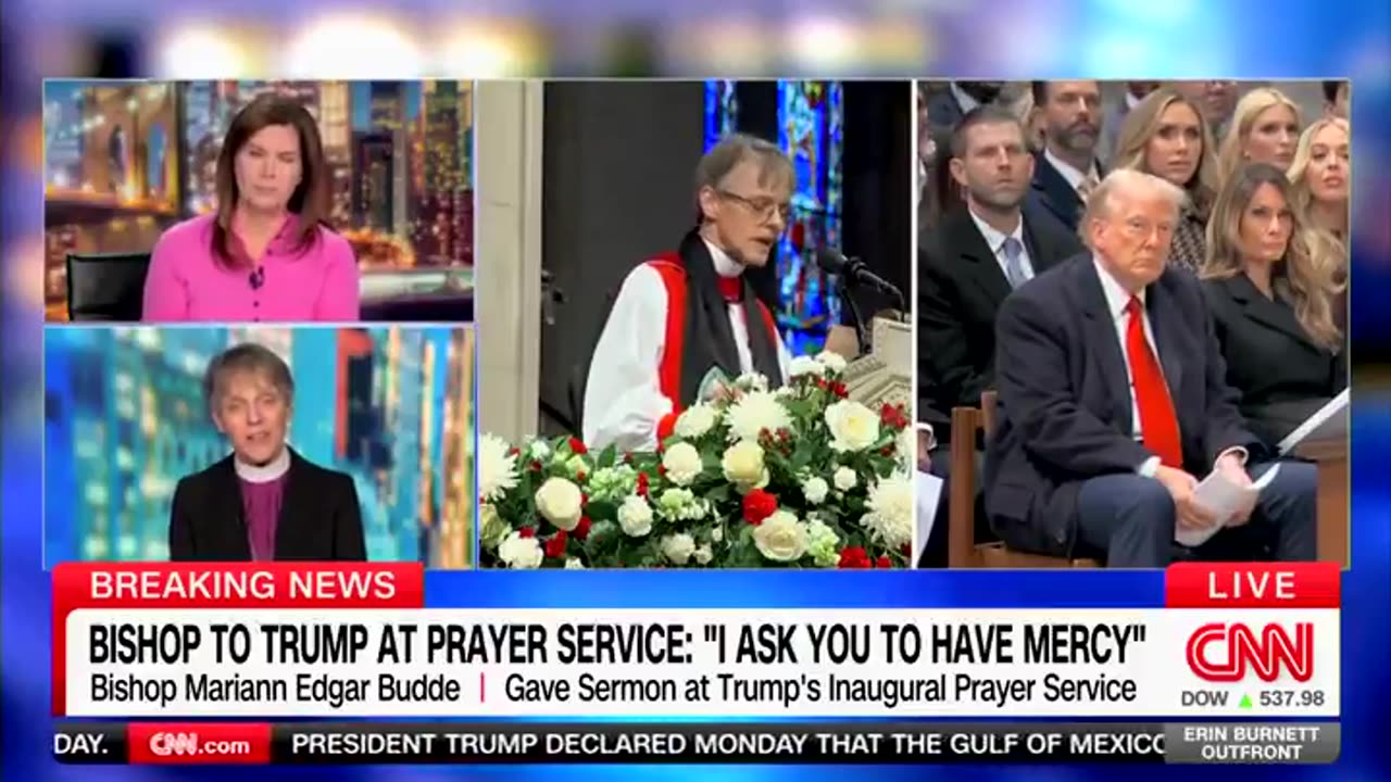 Left-Wing Bishop at Service with Trump Says: