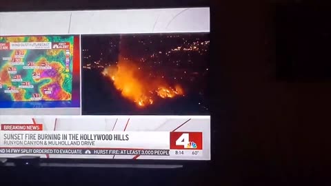 Direct hit on the fire - LIVE ON TV