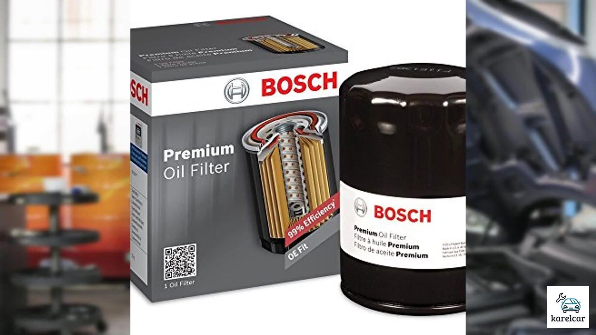 BOSCH 3311 Premium Oil Filter with FILTECH Filtrat