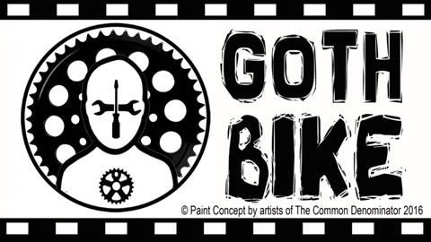 Bicycles Recycle ― "Goth Bike" - a custom bicycle paint job by ©Matt Foley