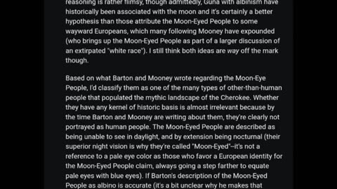 Debunking moon eyed nxgroes