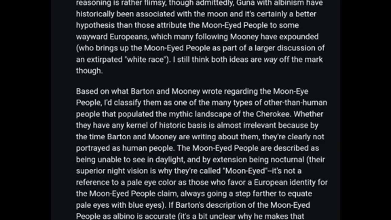 Debunking moon eyed nxgroes