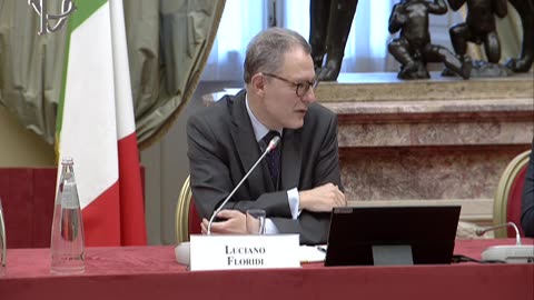 Roma - Presentazione Fondazione Leonardo Ets - Messaggio di Fontana, saluti di Mulè. (28.01.25)