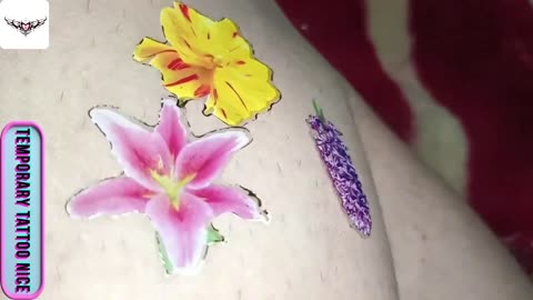 [Temporary Tattoo Nice] #0054 flower sticker! Tattoo Temporary sticker
