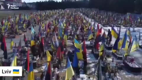 🇺🇦💔 Graves of 100s of thousands of Ukrainian men. Is this what winning looks like?