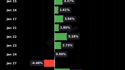 PLTR Palantir Past Month Performance