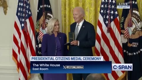 Biden Awards Cheney Medal for Putting People Over Party