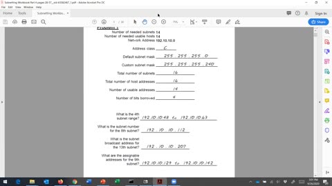 Subnetting Part 2 - Video #2