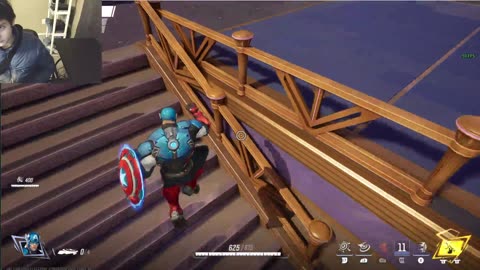 Outtake #409 Of The Tutorial For How To Activate Captain America's Diving Strike Ability