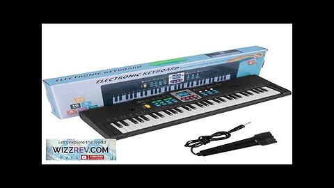 61 Key Quick Start Electric Keyboard Recording Playback Electronic Piano 2 Power Review