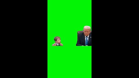 “I Want You To Shush Your Mouth” Elon’s Son to Trump | Green Screen