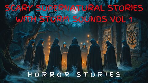 10 Scary Supernatural Horror Stories For Sleep With Storm Sounds Vol 1